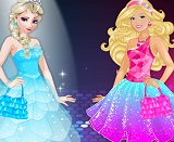 Barbie ve Elsa Moda Yarışı