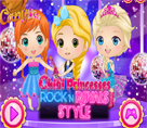 Chibi Prensesler Rock N Royals