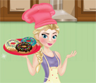 Elsa Donut Yapıyor