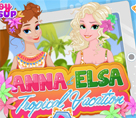 Elsa ve Anna’nın Tropikal Tatili