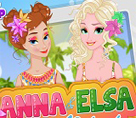 Anna ve Elsa Tropikal Tatil