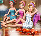 Disney Prensesleri Sauna Keyfi