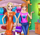 Elsa ve Anna Alışveriş Zamanı
