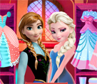 Elsa ve Anna Balo Hazırlık