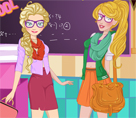 Elsa ve Aurora Lisede