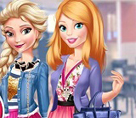 Elsa ve Barbie Randevu Hazırlığı