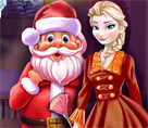 Elsa ve Noel Baba Yıl Başı Temizliği