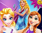 Elsa ve Anna Konser Hazırlığı