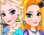 Elsa ve Rapunzel Makyaj
