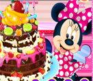 Minnie Mouse Çikolatalı Pasta