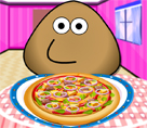 Pou Pizza Yapıyor