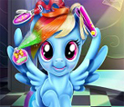 Rainbow Dash Gerçek Saç Kesimi