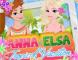 Elsa ve Anna’nın Tropikal Tatili